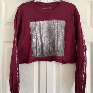 Taylor Swift Folklore Crop Top